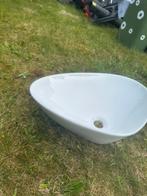 keramische opbouw waskom ovaal 39x59x13cm, Doe-het-zelf en Verbouw, Sanitair, Ophalen of Verzenden, Zo goed als nieuw