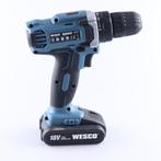 Wesco accuschroefboormachine WS2971 18V, Doe-het-zelf en Verbouw, Gereedschap | Boormachines, Wesco, Zo goed als nieuw, Support@wesco.com