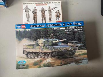Modelbouw Sets: Leopard 2 A4 & Tankbemanning + Verf beschikbaar voor biedingen
