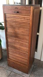 Eiken rolluikkast met 9 lades in nette staat !, Huis en Inrichting, Ophalen, Minder dan 50 cm, Gebruikt, 100 tot 150 cm