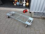 Dolly met 4 zwenkwielen 120x40cm ideaal voor steigermatriaal, Ophalen of Verzenden, Zo goed als nieuw, Overige typen, Minder dan 2 meter