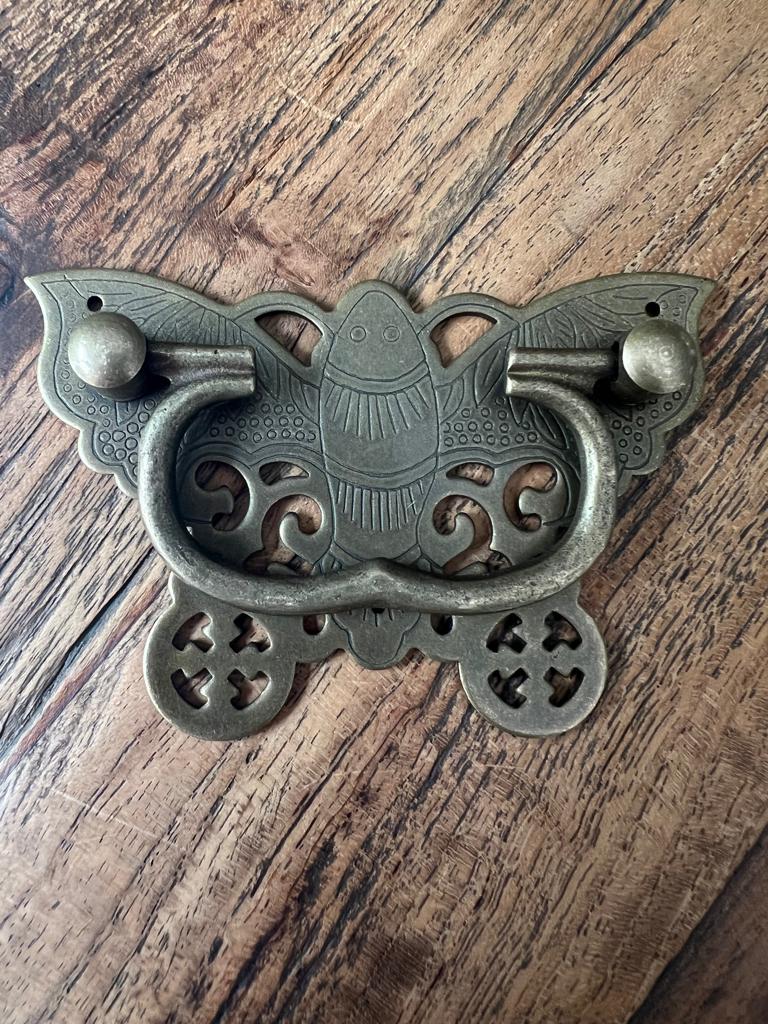 chinese vlinder handvat deurknop ladeknop chinees knop, Verburgt Vintage, Nieuw, Ophalen of Verzenden, https://verburgtvintage.nl/#contact
