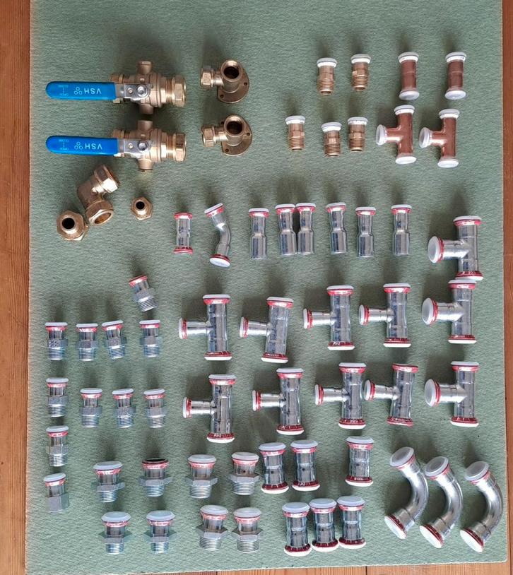 Geberit Mapress pers fittingen., Doe-het-zelf en Verbouw, Sanitair, Ophalen of Verzenden