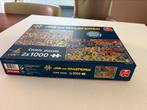 Jan van Haasteren comic puzzle 2x1000 stukjes, Hobby en Vrije tijd, Ophalen, 500 t/m 1500 stukjes, Zo goed als nieuw