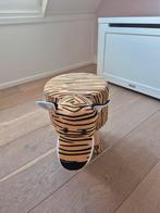 Tijgerpoef krukje voor kinderen, Ophalen, Zo goed als nieuw, Hout