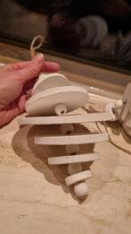 Houten witte kersthangers, Ophalen of Verzenden, Zo goed als nieuw