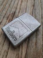 Zippo Marlboro Antiek Zilver, Ophalen of Verzenden, Nieuw