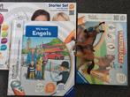 Tiptoi pen + 3 sets: Wereldatlas Engels Paardrij-set (ZGAN), Kinderen en Baby's, Speelgoed | Educatief en Creatief, Ophalen, Zo goed als nieuw