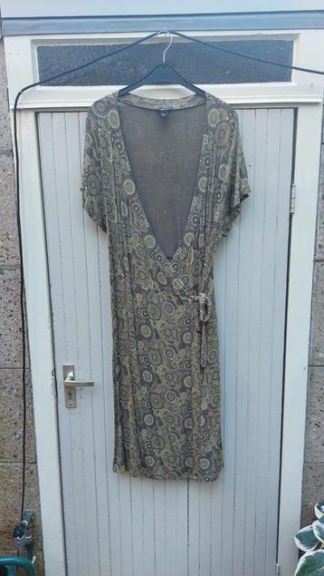 Groene wikkeljurk met mandala - Maat 46/48 beschikbaar voor biedingen