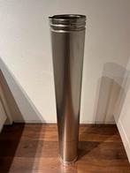 Dubbelwandige kachelbuis, Doe-het-zelf en Verbouw, Buizen en Afvoer, Ophalen, Overige typen, Zo goed als nieuw, Rvs