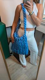 Gevlochten tas, Ophalen of Verzenden, Nieuw, Blauw, Shopper