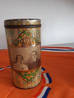 Beschuitbus, opdruk Juliana en Bernard, jaartal onbekend., Ophalen of Verzenden, Gebruikt, Nederland, Overige typen