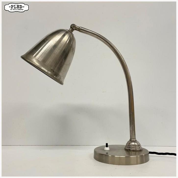 Stijlvolle bureaulamp – KMD Daalderop, ca. 1930 - Bauhaus, Antiek en Kunst, Antiek | Lampen, Ophalen of Verzenden