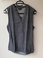 T-shirt blouse mouwloos zwart wit Bien Bleu maat XS, Zwart, Nieuw, Ophalen of Verzenden, Maat 34 (XS) of kleiner