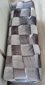 Geweefde Hocker / Poef - Zo Goed Als Nieuw, Huis en Inrichting, Banken | Voetenbanken en Poefen, Minder dan 50 cm, 100 tot 125 cm