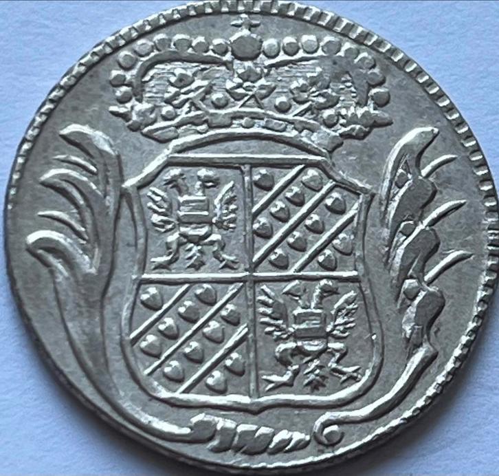 Groningen en Ommelanden zeldzame zilveren duit 1771, Postzegels en Munten, Munten | Nederland, Losse munt, Overige waardes, Vóór koninkrijk