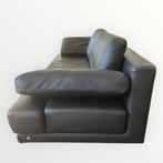 Rolf Benz zwart leren design bank/sofa  3 zits, Ophalen, Modern design, Gebruikt, 75 tot 100 cm