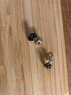 Oude zilveren roosjes oorbellen, Verzenden, Zilver