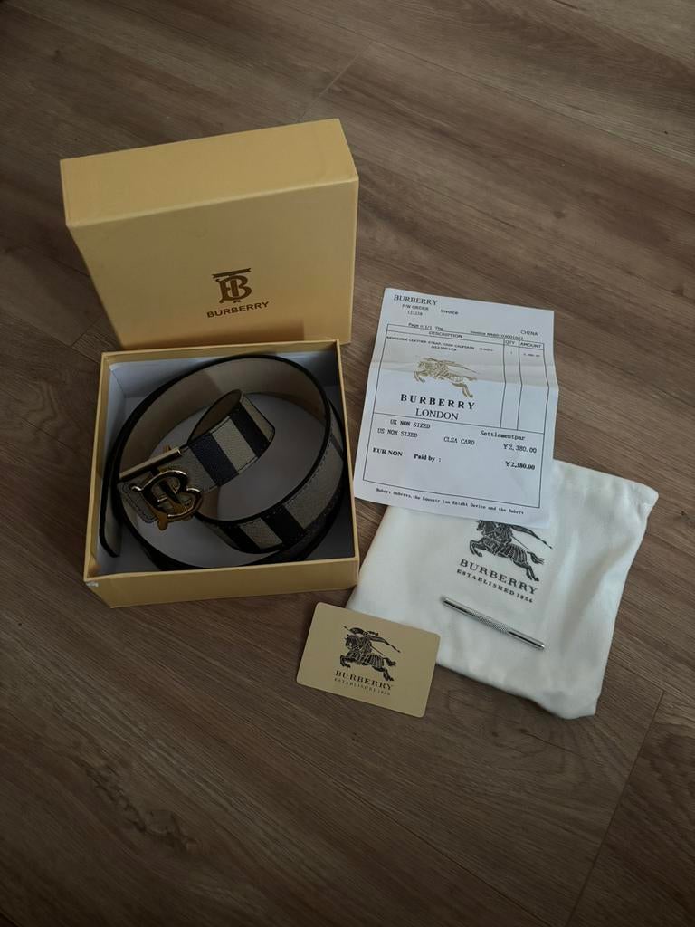 Riem voor heren, Ophalen of Verzenden, Zo goed als nieuw, Zwart, 105 tot 115 cm