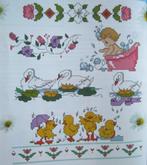 Borduurpatroon  Baby merklap  eendjes  nr 8256, Verzenden, Nieuw, Handborduren, Patroon