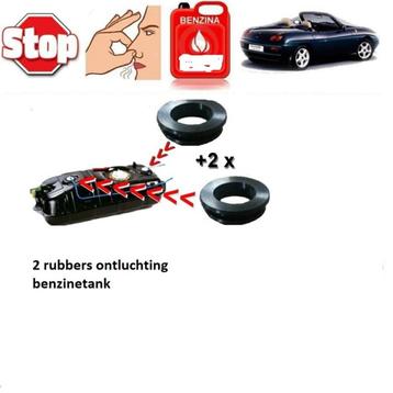 Barchetta rubbers benzine  stank  voor  ontluchting