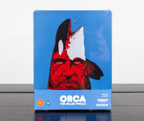 Orca the Killer Whale 4K UHD + Blu-Ray STEELBOOK (UK Import), Cd's en Dvd's, Blu-ray, Nieuw in verpakking, Horror, Ophalen of Verzenden