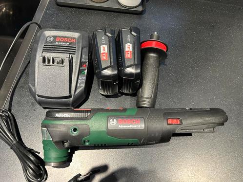 Bosch AdvancedMulti 18 + 2x Accu + Lader + systembox, Doe-het-zelf en Verbouw, Gereedschap | Overige machines, Zo goed als nieuw