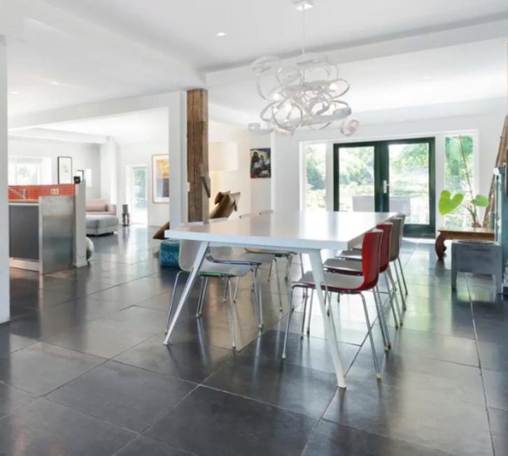 unieke Italiaanse design eettafel 8 personen, Huis en Inrichting, Tafels | Eettafels, Zo goed als nieuw, 100 tot 150 cm, 200 cm of meer