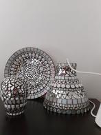 Lamp/Schaal/Vaas. In zilver/grijs/spiegel of rood., Huis en Inrichting, Ophalen of Verzenden, Nieuw
