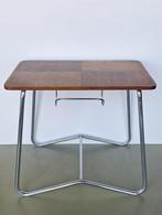 vintage design tafel sidetable bijzettafel Bauhaus stijl, Huis en Inrichting, Tafels | Bijzettafels, Ophalen, 55 tot 75 cm, 60 cm of meer