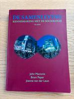 De Samenleving - Sociologie 12e editie, Ophalen of Verzenden, Gelezen, Overige niveaus, Maatschappijleer