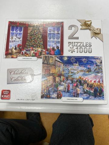 Kerstpuzzels - 2 x 1000 stukjes beschikbaar voor biedingen