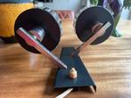 Schmahl & Schulz dubbele muurlamp, Gebruikt, Ophalen of Verzenden, Glas, Gijpsvintage