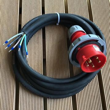 CEE 16A aansluitkabel 3 meter 5-polig 380V - 400V IP67 beschikbaar voor biedingen