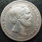 Zilveren 1/2 gulden Willem III - 1858., ½ gulden, Koning Willem III, Verzenden, Zilver