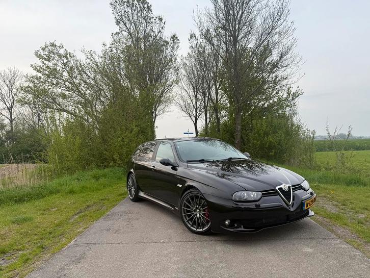 Alfa Romeo 156 GTA sportwagon 2004, Auto's, Alfa Romeo, Particulier, Benzine, Stationwagon, Geïmporteerd, Zwart, Ophalen