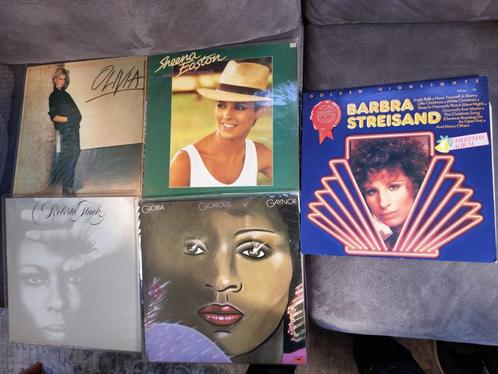 Pop lp's 5 st. Olivia-Sheena Easton-Roberta Flack-Gloria Gay, Cd's en Dvd's, Vinyl | Pop, Gebruikt, 1980 tot 2000, Overige formaten