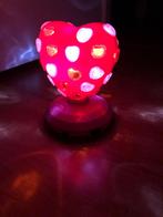 Disco Bol – Disco Lamp - Draaiend Hart (roze), Muziek en Instrumenten, Licht en Laser, Ophalen, Gebruikt, Discobol