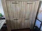 Mooie stevige kast met 4 legplanken (136bx155h) Leenbakker, Huis en Inrichting, Kasten | Dressoirs, Ophalen, Met deur(en), 100 tot 150 cm