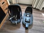 Nette MaxiCosi Rock I-size + Familyfix 2 isofix systeem, Ophalen, Autogordel of Isofix, Gebruikt, 0 t/m 18 kg