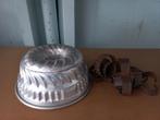 Puddingvorm,blik met vorm,brocante cakeblik, Ophalen of Verzenden