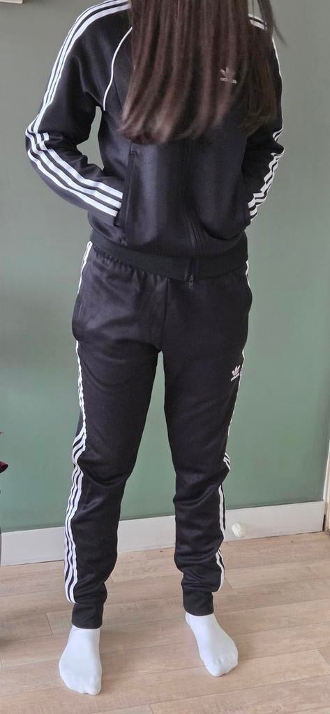 Adidas trainingspak maat S, Maat 38/40 (M), Adidas, Zwart, Overige typen