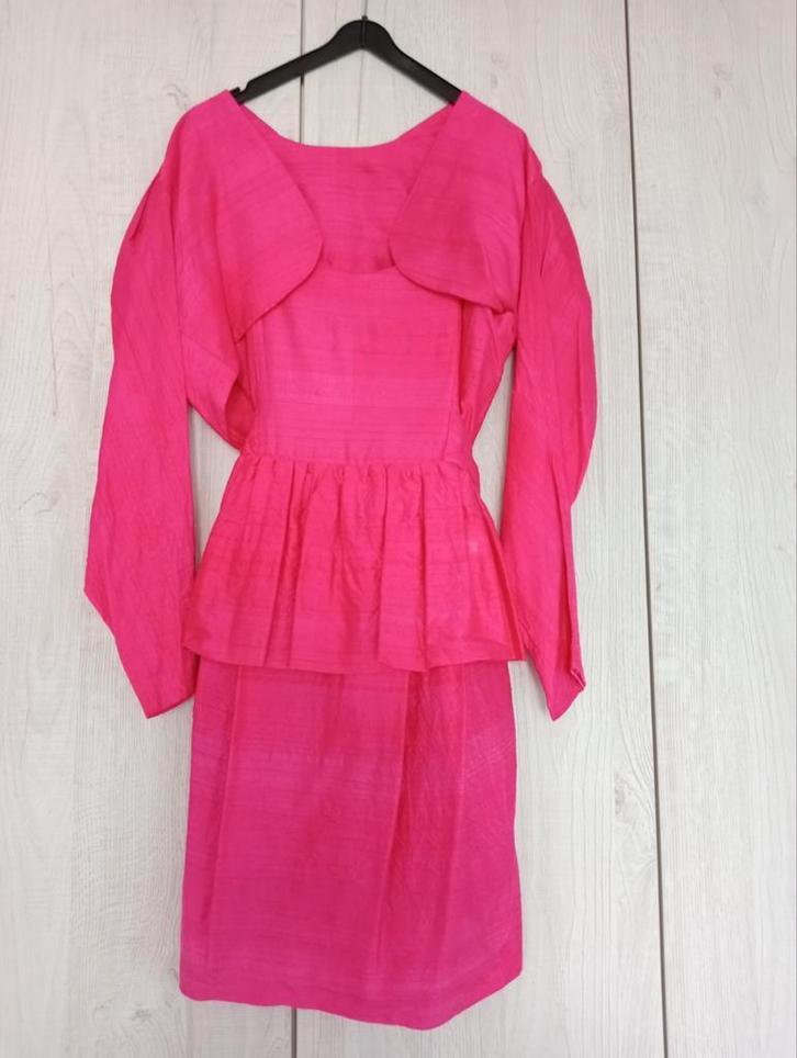 Cocktailjurk & bolero handmade maat 36 100% zijde nieuw, Kleding | Dames, Gelegenheidskleding, Nieuw, Cocktailjurk, Maat 36 (S)