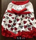 Vrolijk jurkje 18 cm, Dieren en Toebehoren, Hondenkleding, Ophalen of Verzenden, Nieuw, Hondenjurk