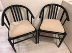 Mooie stoelen voor eetkamer of koffiehoek, Twee, Zwart, Ophalen of Verzenden, Zo goed als nieuw