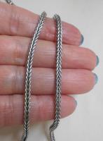 Zilveren stevige rattenstaart ketting nr.947, Sieraden, Tassen en Uiterlijk, Verzenden, Zo goed als nieuw, Zilver, Zilver