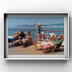 Holland Amerika line | cruise mid century in orginele kleur, Ophalen of Verzenden, Minder dan 50 cm