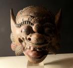 Demonen masker uit Bali, Indonesie MX1 kunst beeld hout, Ophalen of Verzenden