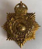 Britse Royal Marines Officer's Helmet plate, Verzamelen, Militaria | Algemeen, Verzenden, Landmacht, Engeland, Embleem of Badge