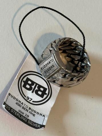 Buddha to Buddha Ben ring maat 19 zilver beschikbaar voor biedingen